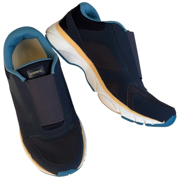 EUC Vionic Samana Slip-On Sneakers Blue Size 9 - Picture 1 of 10